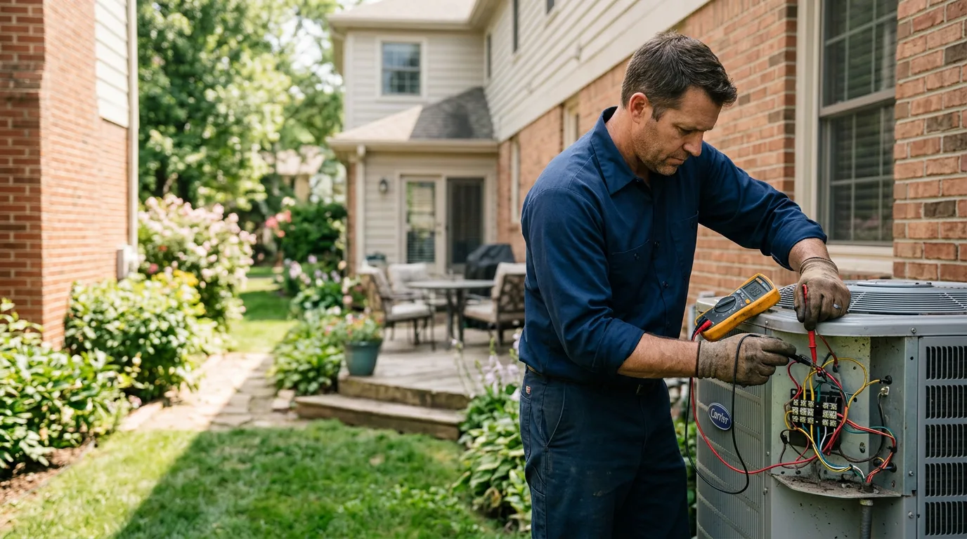 HVAC technician working near Friendship, WI